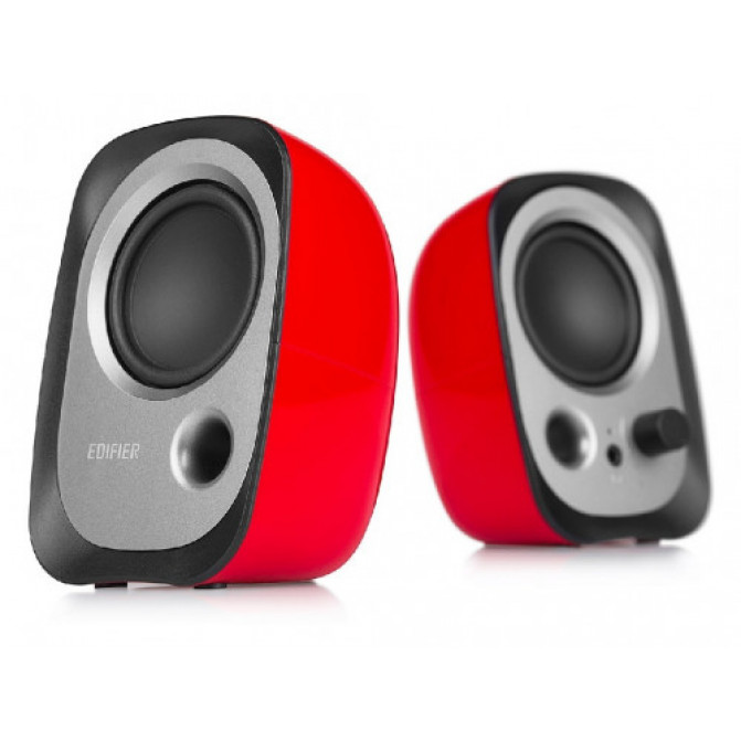 Колонки Edifier R12 Red, 2x2W RMS, 3,5 AUX, USB power