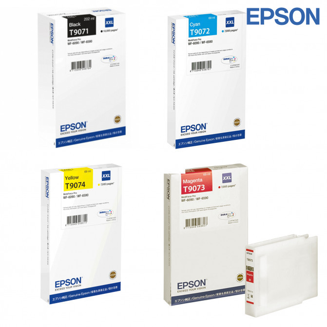 Комплект картриджей Epson T9071 - T9074 XXL Original