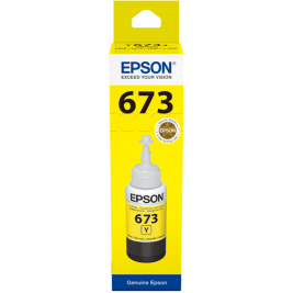 Cerneala Epson Originala C13T67344A T673 L800/L805 Yellow