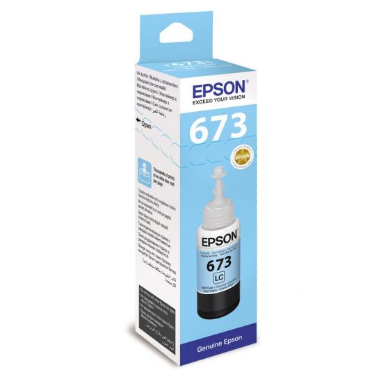 Cerneala Epson Originala C13T67354A T673 L800/L805 Light Cyan