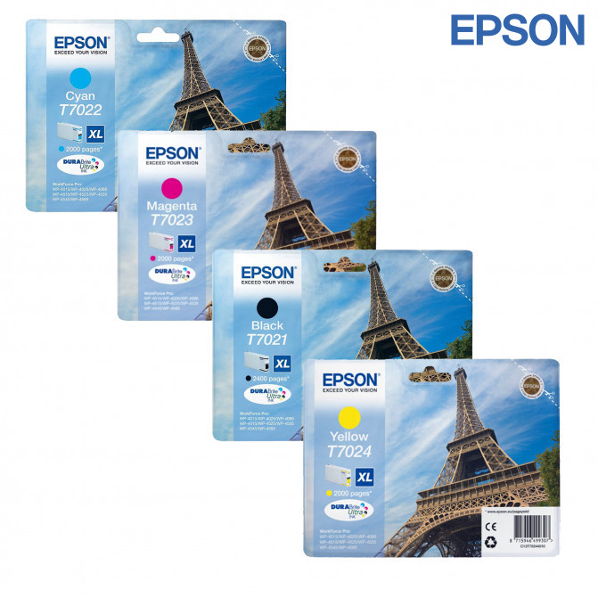 Комплект картриджей Epson T7021 - T7024 Original