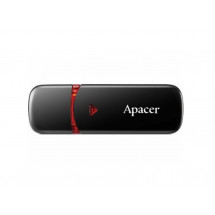 USB Flash 32GB USB2.0 Flash Drive Apacer "AH333", Black, Classic Cap (AP32GAH333B-1)					