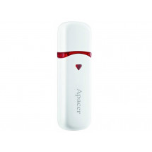 USB Flash 32GB USB2.0 Flash Drive Apacer "AH333", White, Classic Cap (AP32GAH333W-1)					