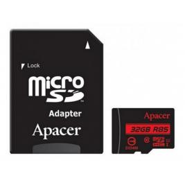 32GB MicroSD (Class 10) UHS-I (U1) +SD adapter, Apacer "AP32GMCSH10U5-R" (R/W:85/20MB/s)					