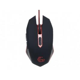 Mouse Gembird MUSG-001-R, Gaming Optical Mouse, 2400dpi adjustable, 6 buttons,  Illuminated (Red light)