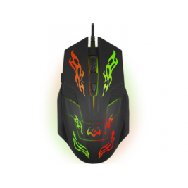 Мышь SVEN RX-G720 Gaming Optical Mouse, 1200-3200 dpi, dynamic switchable backlight, 5+1 buttons (scroll wheel),  Silent buttons, 1.8m, USB