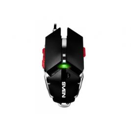 Mouse SVEN RX-G985 Gaming Optical Mouse, Adjustable aluminium body, 250-4000 dpi, Programmable 9+1 buttons (scroll wheel)