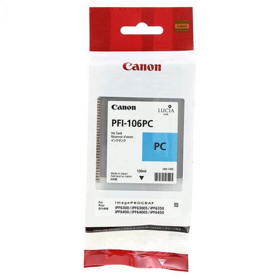 Картридж струйный Canon PFi-106PC Photo Cyan (130мл)