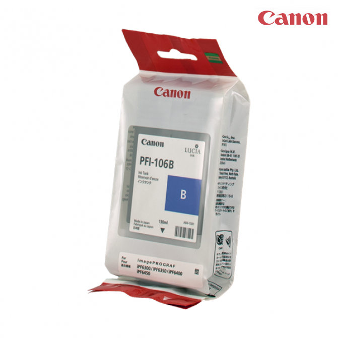 Картридж струйный Canon PFi-106B Blue (130мл)