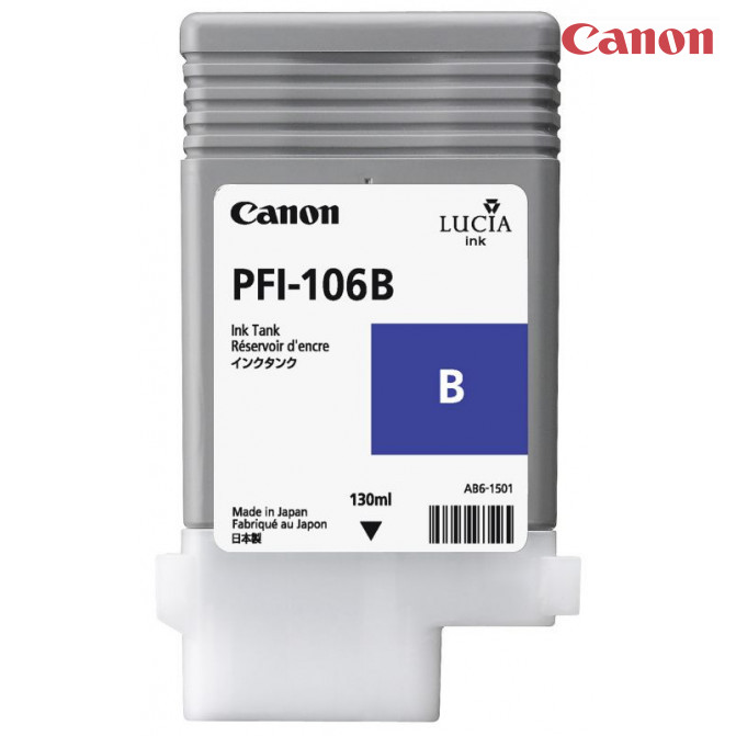 Картридж струйный Canon PFi-106B Blue (130мл)