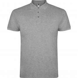 Tricou pentru bărbați Roly Polo Star 200 Heather Grey L