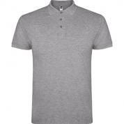 Мужская футболка Roly Polo Star 200 Heather Grey XL