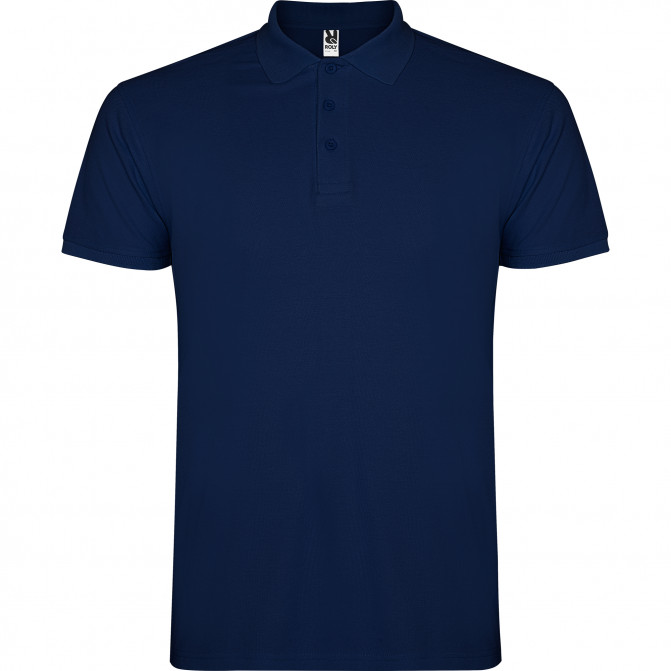 Мужская футболка Roly Polo Star 200 Navy Blue XL