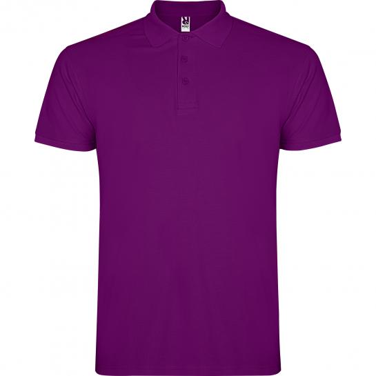 Tricou pentru bărbați Roly Polo Star 200 Purple M