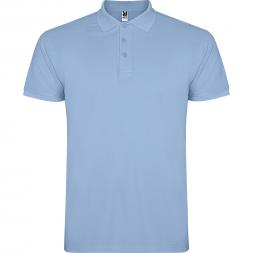 Tricou pentru bărbați Roly Polo Star 200 Sky Blue L