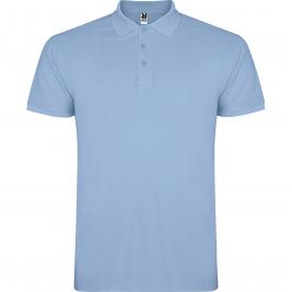 Tricou pentru bărbați Roly Polo Star 200 Sky Blue L