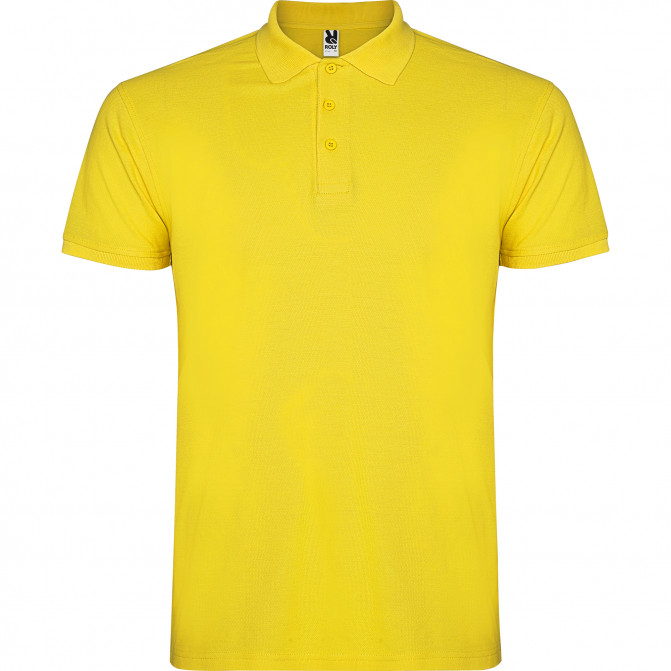 Мужская футболка Roly Polo Star 200 Yellow M