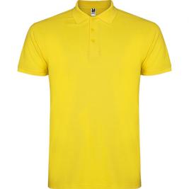 Мужская футболка Roly Polo Star 200 Yellow S