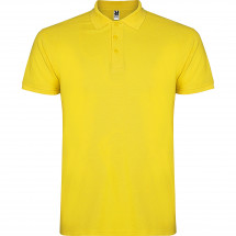 Мужская футболка Roly Polo Star 200 Yellow S