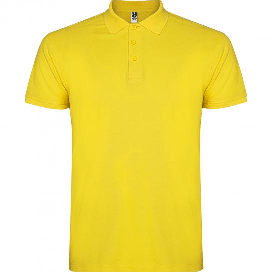 Tricou pentru bărbați Roly Polo Star 200 Yellow L