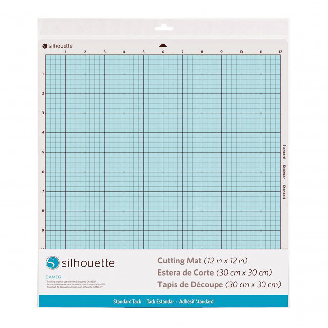 Липкий коврик для плоттера Silhouette Cameo 1, 2, 3, 4, 5 /Cameo Plus/Curio 2  30 x30 см CUT-MAT-12-3T