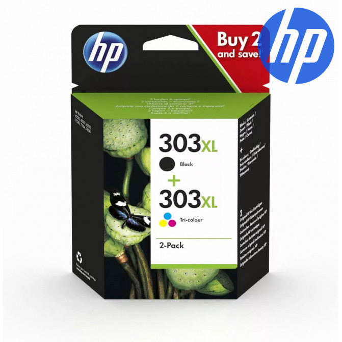 Cartuș cu jet de cerneală Original HP №303XL (3YN10AE) MultiPack
