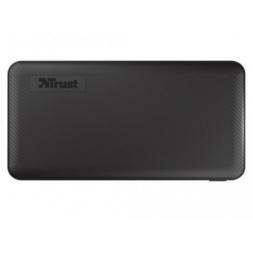 Powerrbank 10000mAh Trust Primo Eco, Black, Fast-charge with maximum speed via USB-C (15W) or USB-A (12W). Charging speed varies between devices