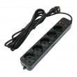 Filtru de rețea Ultra Power UP3-B-10PPB, 5 Sockets, 3.0m, Black