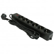 Filtru de rețea Ultra Power UP6-B-6PPB ,6 Sockets, 1.8m, Black