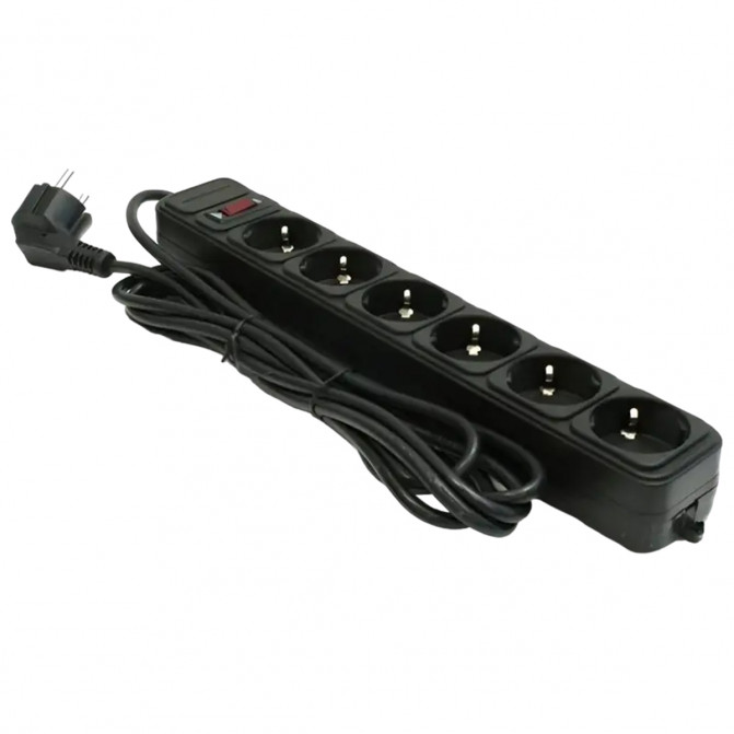 Filtru de rețea Ultra Power UP6-B-6PPB ,6 Sockets, 1.8m, Black