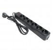 Filtru de rețea Ultra Power UP6-B-15PPB, 6 Sockets 4.5m, Black