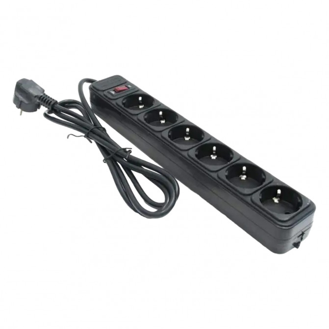 Filtru de rețea Ultra Power UP6-B-15PPB, 6 Sockets 4.5m, Black