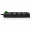 Filtru de rețea SVEN SF-08E-16, 8 Sockets, Children protection, 3.0m, ABS plastic, Black