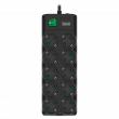 Filtru de rețea SVEN SF-10E-16, 10 Sockets, Children protection, 3m, ABS plastic, Black