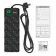 Filtru de rețea SVEN SF-10E-16, 10 Sockets, Children protection, 3m, ABS plastic, Black