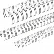 Arc metalic pentru îndosariere d=15.9mm 100 buc White