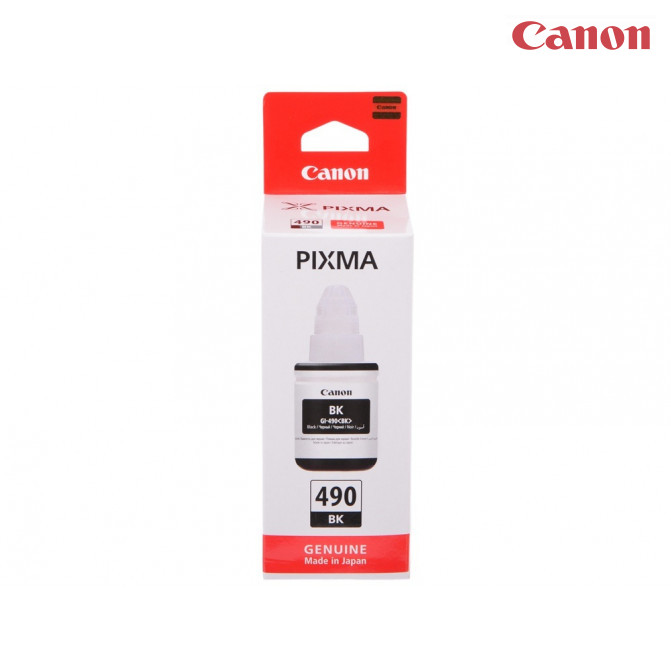 Чернила Canon Original GI-490 G1400/G3400 135ml Black Pigment 0663C001