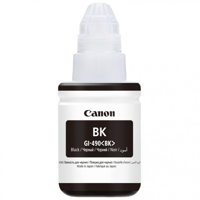 Чернила Canon Original GI-490 G1400/G3400 135ml Black Pigment 0663C001