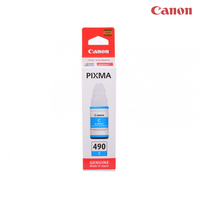 Чернила Canon Original GI-490 G1400/G3400 70ml Cyan 0664C001