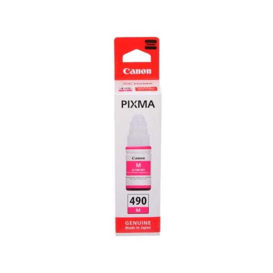 Cerneala Canon Originala GI-490 G1400/G3400 70ml Magenta0665C001