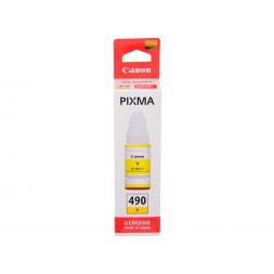 Cerneala Canon Originala GI-490 G1400/G3400 70ml Yellow 0666C001