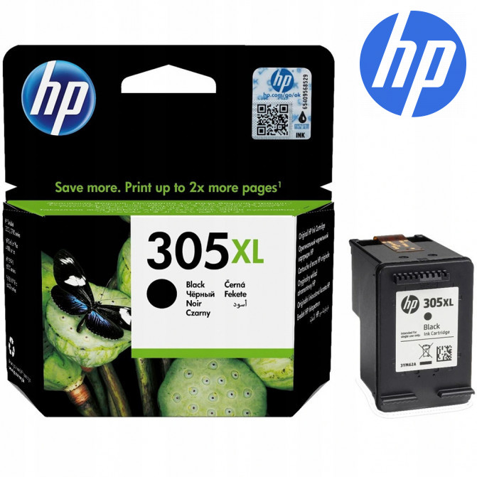 Cartuș cu jet de cerneală HP №305XL (3YM62AE) Black Original