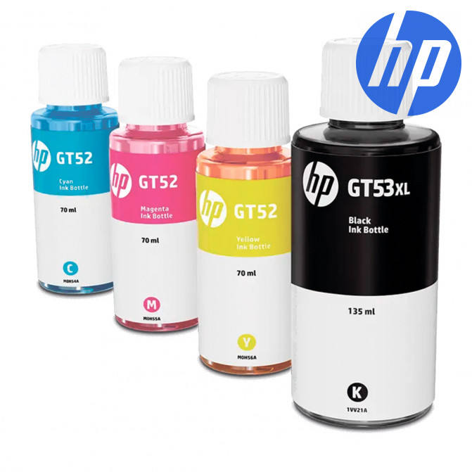 Чернила HP Original GT53/GT52 3*70ml CMY+135ml Black (4 цвета)