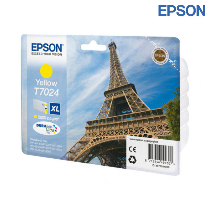 Cartuș cu jet de cerneală Epson T7024 Yellow Original
