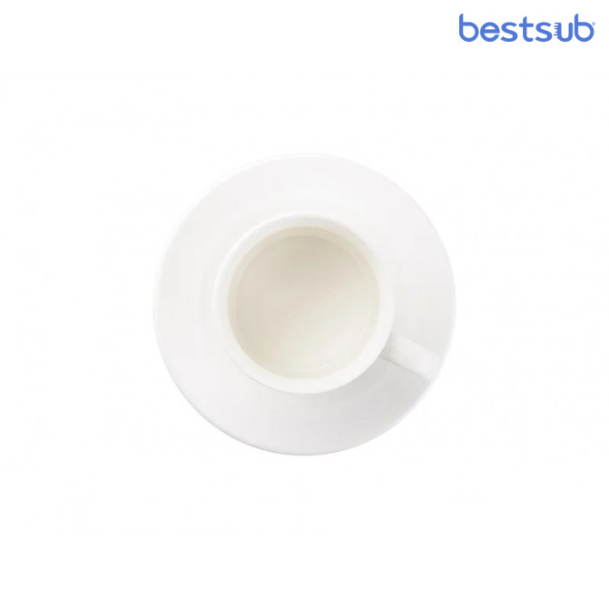 Кофейный набор для сублимации 6oz (чашка+блюдце) BestSub BGZ6