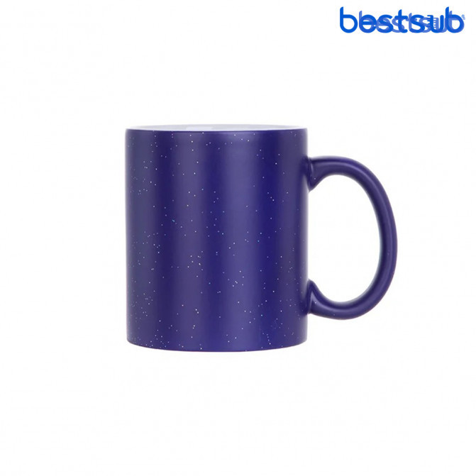 Кружка для сублимации хамелеон звёздное небо–синяя, матовая 11oz BestSub B2CB-CFBL