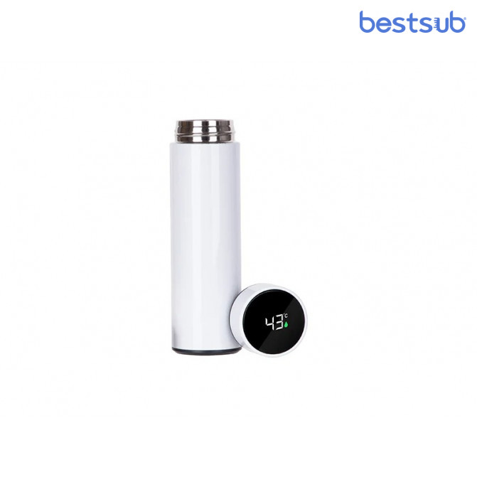 Термос для сублимации из нержавеющей стали BestSub BW79WTP-450 16oz/450 мл с отображением температуры