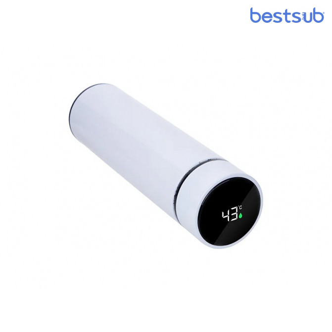 Термос для сублимации из нержавеющей стали BestSub BW79WTP-450 16oz/450 мл с отображением температуры