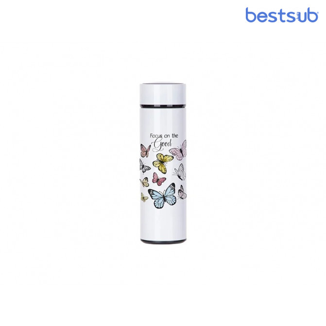 Термос для сублимации из нержавеющей стали BestSub BW79WTP-450 16oz/450 мл с отображением температуры