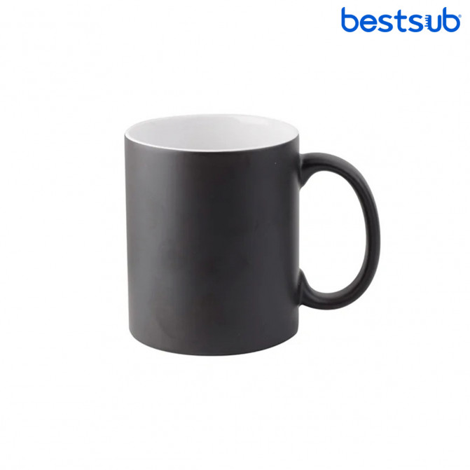 Кружка для сублимации хамелеон матовая чёрная 11oz